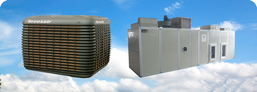 Comparadando climatizador evaporativo aire acondicionado industrial