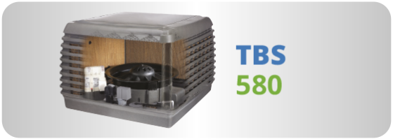 Climatizador evaporativo breezair modelo TBS 580